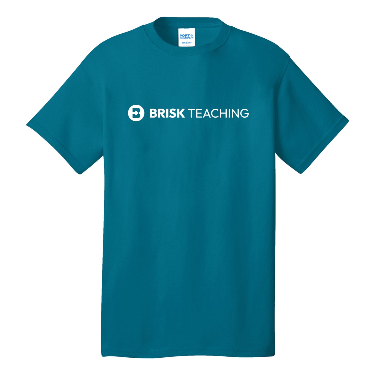  Port & Company® Core Cotton Teal T-Shirt - Men's - PL